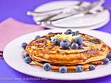 Blueberry Pancakes with Whipped Lemon Butter