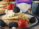 Chai Spiced Pancakes with Whipped Vanilla-Mascarpone