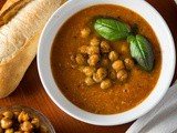 Chickpea Tomato Soup {vegan}