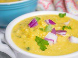 Creamy Vegan Pumpkin Soup with Cauliflower Rice