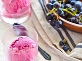 Grape & Pink Champagne Sorbet