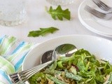 Green bean salad with yoghurt miso dressing