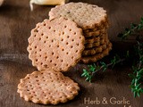 Herb and Garlic Amaranth Crackers {vegan and gluten free}