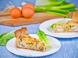 Lettuce, Spring Onion & Cheese Tart