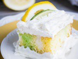 Lime-Lemon Poke Cake