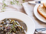 Mushroom, Lentil & Chard Soup