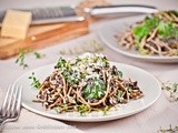 Mushroom Spaghetti with Thyme