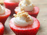 No Bake Strawberry Cheesecake Bites