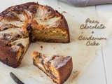 Pear, Chocolate & Cardamom Cake