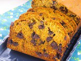 Pumpkin Banana Chocolate Chip Bread