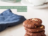 Quadruple chocolate cookies – the easiest chocolate cookies you’ll ever make