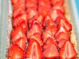 Rhubarb, Strawberry and Ricotta Tart