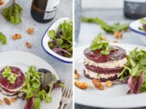 Roasted Beetroot Napoleon {vegan}