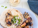 Spiced Fig and Mushroom Kebabs {vegan}