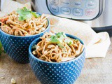 Thai Peanut Noodles {Instant Pot}