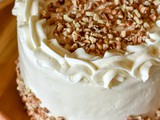 Vegan Carrot Cake with Maple Cream Cheese Frosting