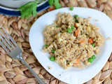 Vegan Fried Rice with Tofu {gluten-free}