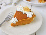 Vegan Pumpkin Pie With Coconut Whipped Cream Topping