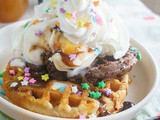 Waffle Sundae Bar