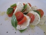 Caprese style salad