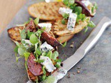 Gorgonzola Bruschetta with Balsamic Figs