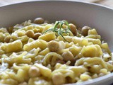 Pasta with Organic Chick Peas Recipe