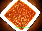 Green Lentil Noodle Soup (Yesil Mercimekli Sehriye Corbasi)