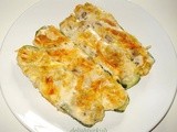 Stuffed Zucchini with Mushrooms and Bechamel Sauce (Mantarli-Besamel Soslu Kabak)