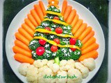 Vegetable Christmas Tree