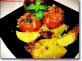 Aromatic stuffed veggies with rice