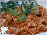Lachanoryzo (rice with cabbage)