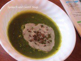 Daal Palak Ka Shorba /Spinach and Lentil Soup