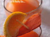Orange, Carrot and Ginger Juice Recipe - a juice for Healthy Skin