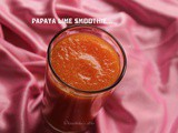 Papaya Lime Smoothie