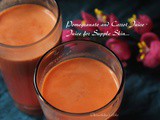 Pomegranate and Carrot Juice- Juice for Supple Skin