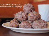 Red Aval (Poha) Kozhukattai /Flattened Red Rice Dumpling- a Spicy version