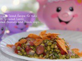 Sprouts Salad Recipe for Kids with Sprouted Lentil