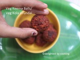 Veg Keema Balls/ Veg Kola Urundai/ Beet Balls/ Beet Falafel