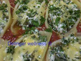 Kale and Goat Cheese Stuffed Pasta Shells