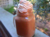 Vegan Super thick chocolate milkshake