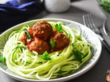 Meatball Zoodles (Whole 30, Paleo)