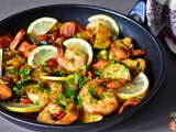 One Pan Cajun Shrimp & Sausage Skillet (Keto, Whole 30, Paleo)