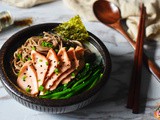 Poached Salmon Soba