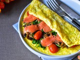 Smoked Salmon Egg Crepe (Whole30, Paleo)