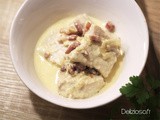 Blanquette de poisson aux lardons