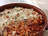 Gratin de Haricots blancs au chorizo