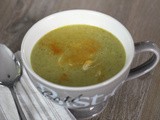 Soupe de chou chinois au curcuma