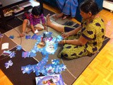 Solving Puzzles with Family / Family Time with Kids