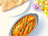 Baby Corn Mutter Paneer Masala Recipe | Baby Corn Masala recipe ~ North Indian Side dishes