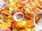 Bread Pizza Recipe |Instant Pizza|Quick Pizza - Kids Friendly Snack